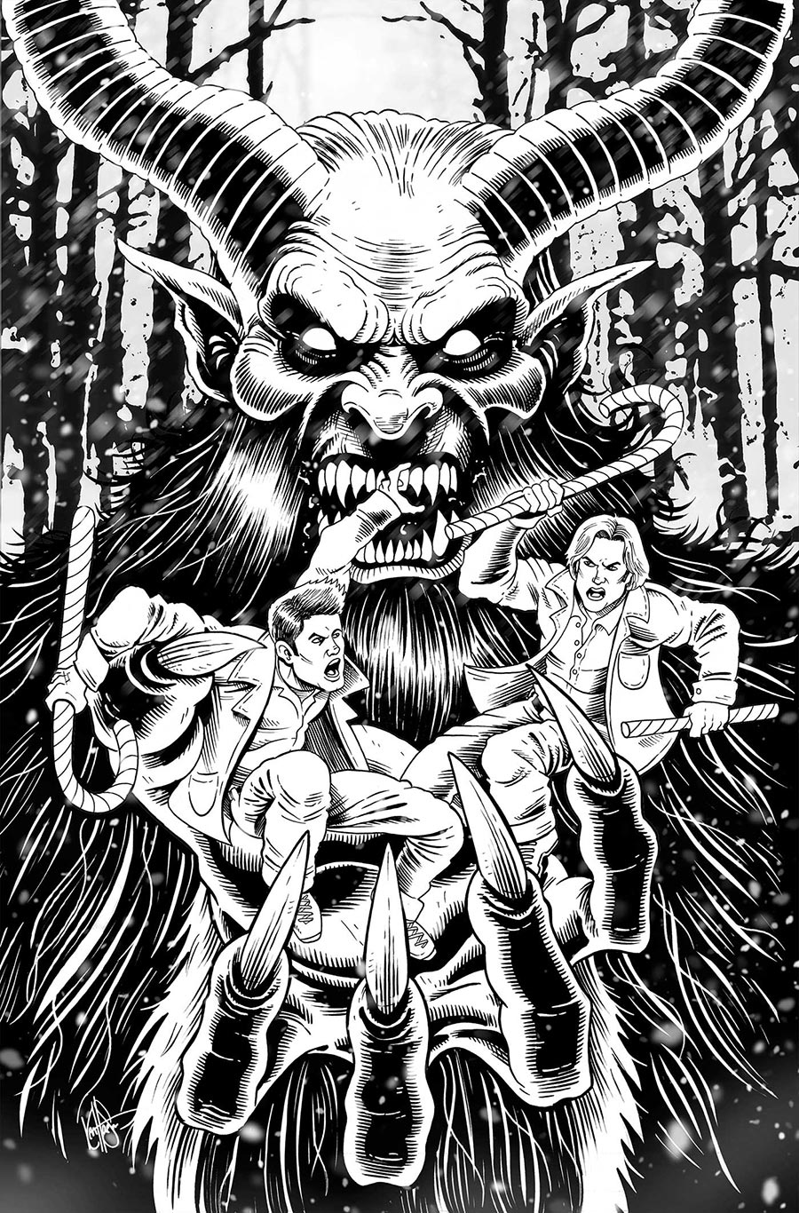 Supernatural Vol 2 #3 Cover M Incentive Ken Haeser Line Art Virgin Cover