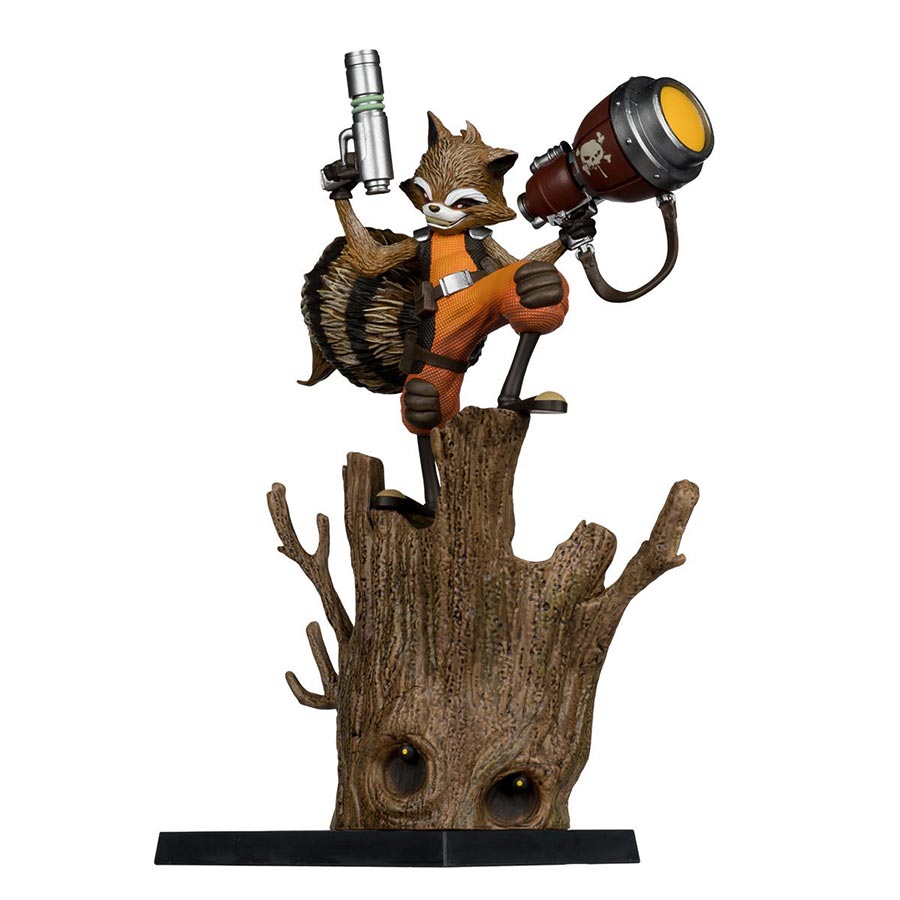 McFarlane Marvel Wave 7 Rocket Racoon A Chasing Tale 1 Rocket Raccoon 1/6 Scale Figurine