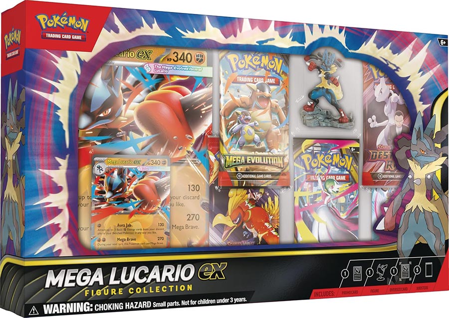 Pokemon Mega Lucario Ex Figure Collection