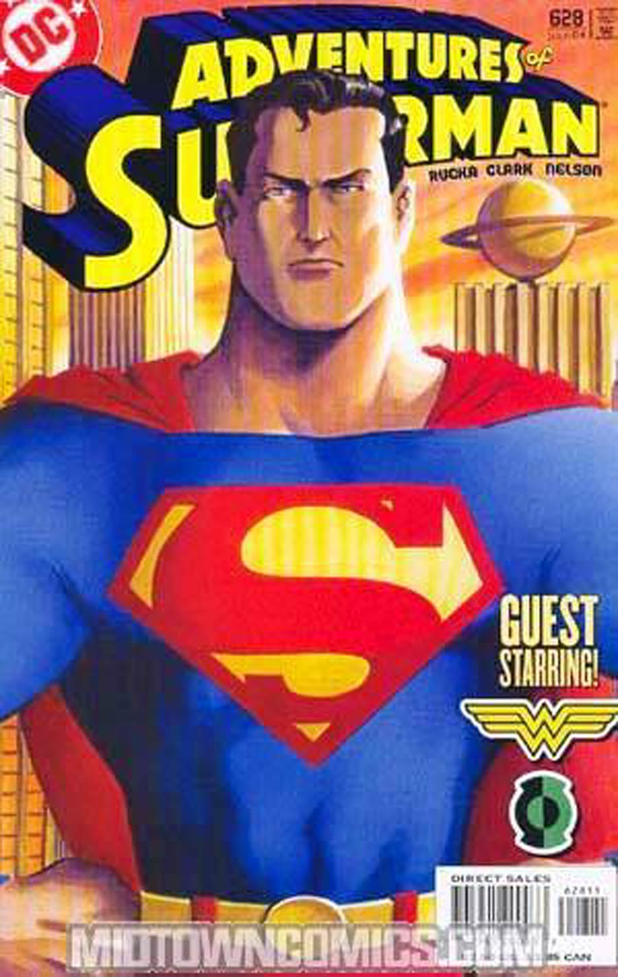 Adventures Of Superman #628 Cover C Signed By Greg Rucka Without COA