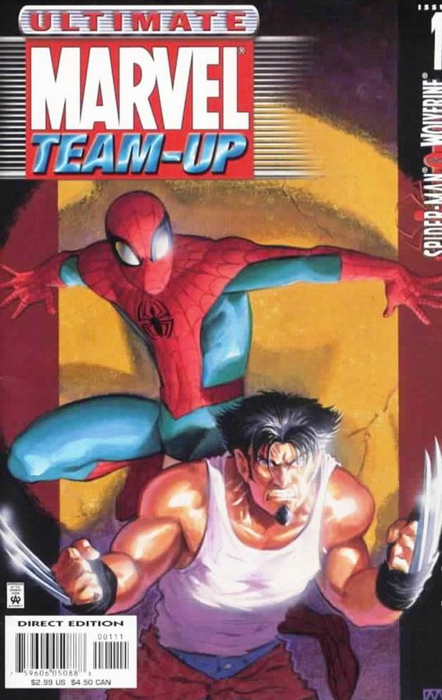 Ultimate Marvel Team-Up #1 Cover C Signed By Brian Michael Bendis (W/o CoA)