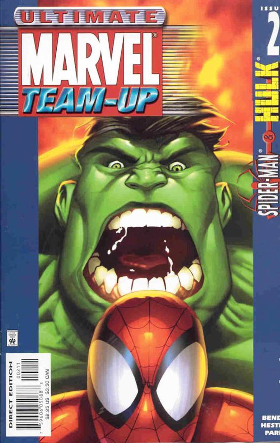 Ultimate Marvel Team-Up #2 Cover B Signed By Brian Michael Bendis (W/CoA)