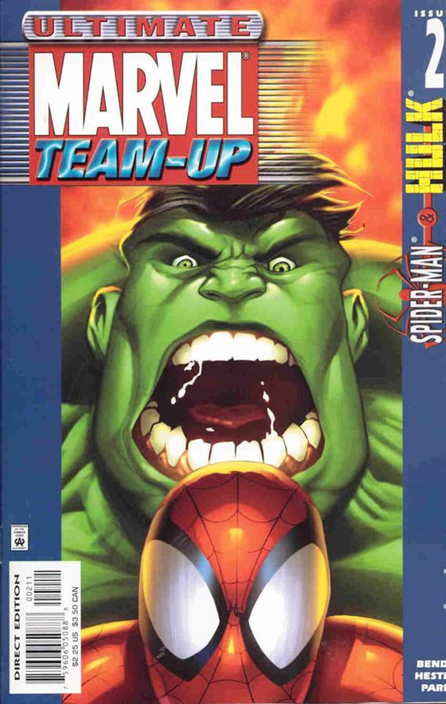 Ultimate Marvel Team-Up #2 Cover C Signed By Brian Michael Bendis (W/o CoA)