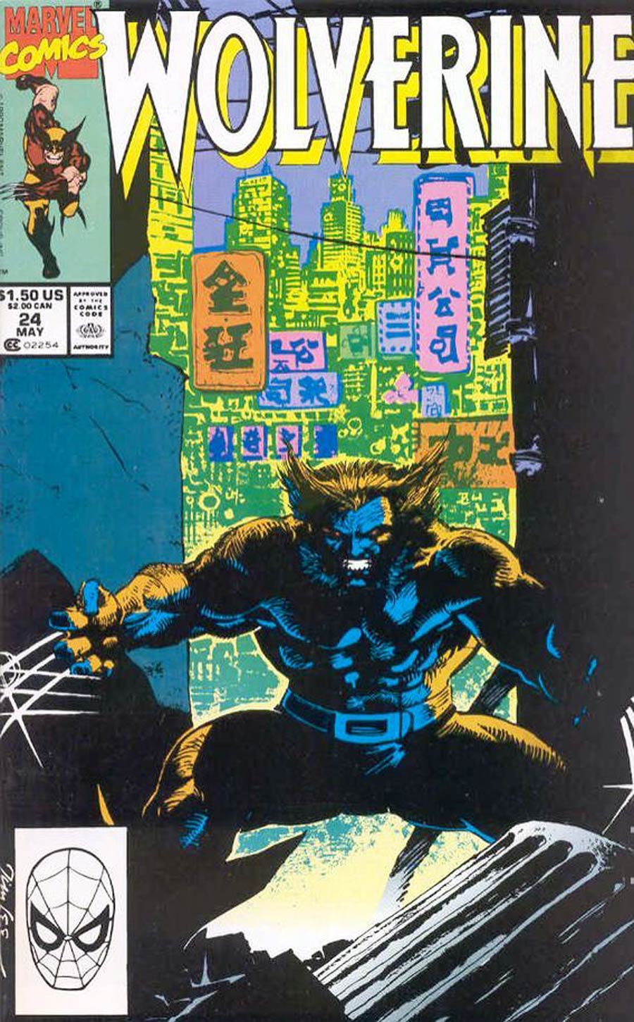 Wolverine Vol 2 #24 Cover C Signed by Peter David and Gene Colon (W/CoA)