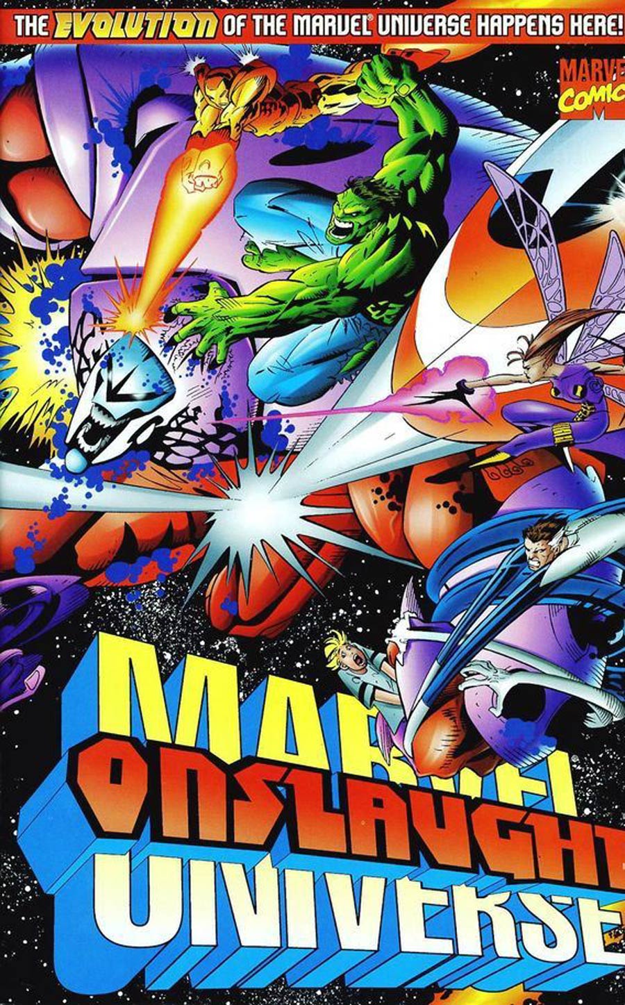 Onslaught Marvel #1 Cover C Signed by Scott Lobdell (W/o CoA)