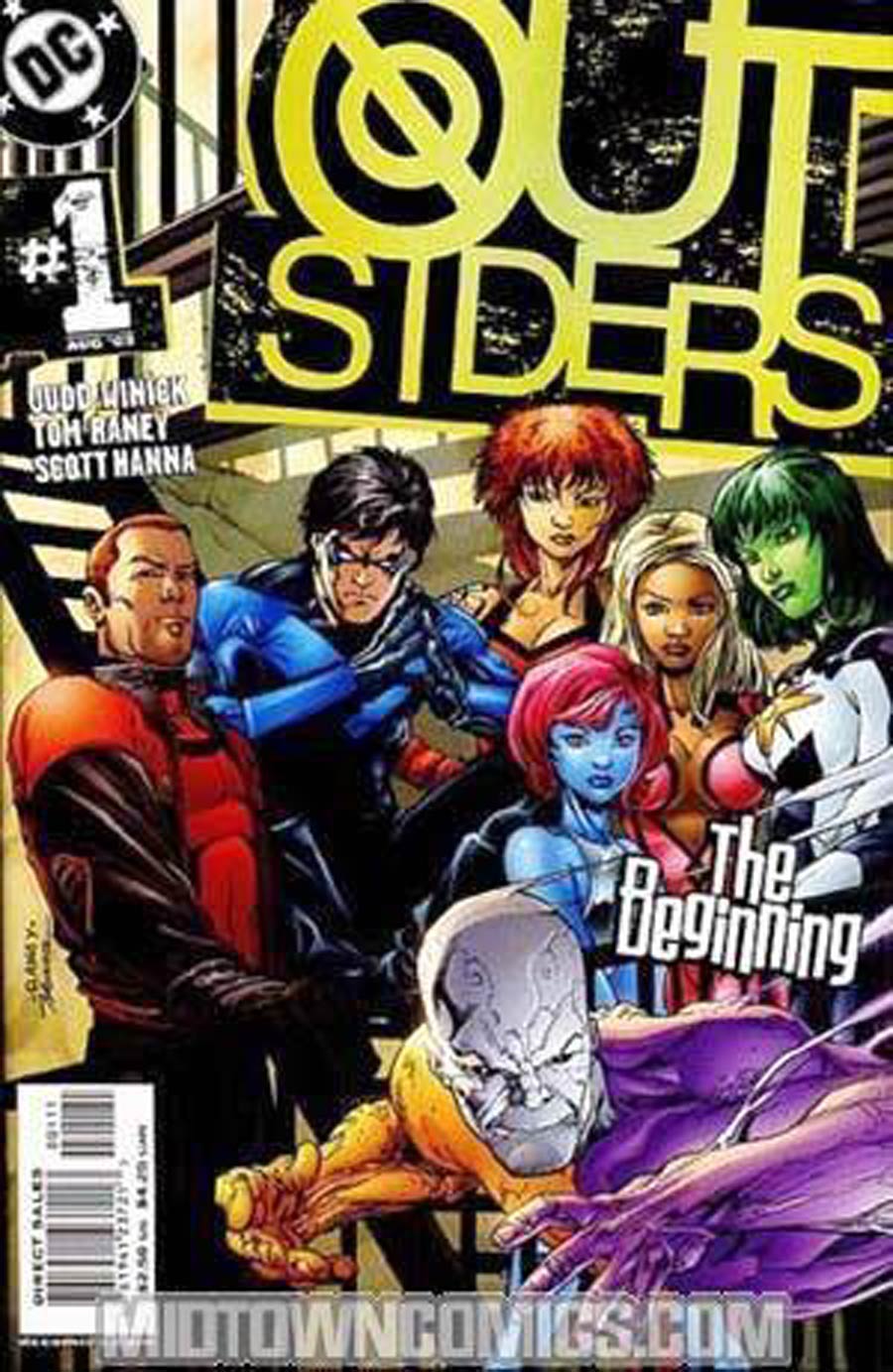 Outsiders Vol 3 #1 Cover C Signed by Judd Winick (W/o CoA)