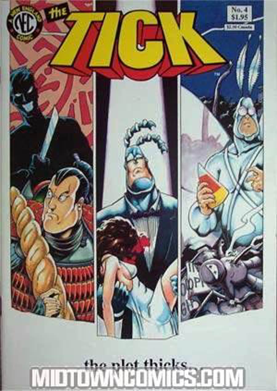 Tick #4 Cover F 1st Ptg Signed by Ben Edlund (W/CoA)