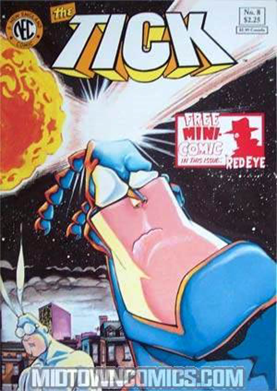 Tick #8 Cover G 1st Ptg Regular Cover Signed by Ben Edlund (W/o CoA)