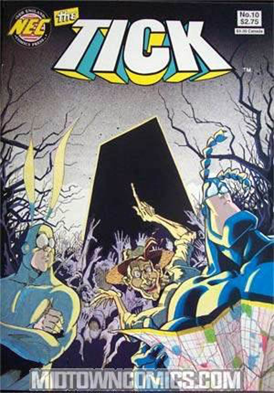 Tick #10 Cover F 1st Ptg Signed by Ben Edlund (W/CoA)