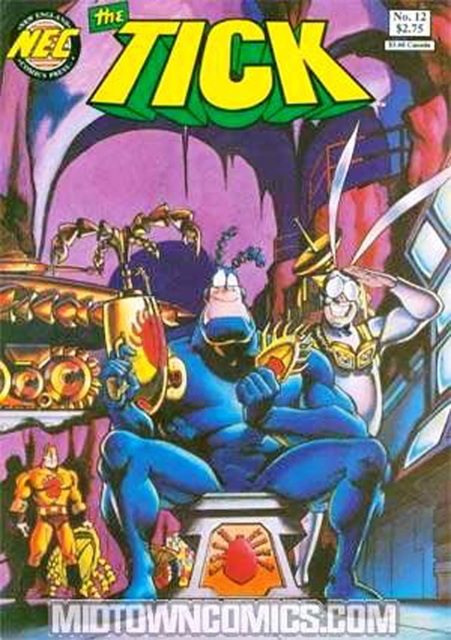 Tick #12 Cover H 1st Ptg Signed by Ben Edlund (W/o CoA)