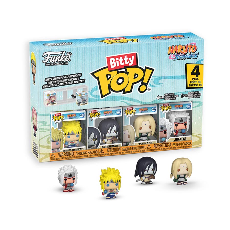 Bitty POP Naruto Shippuden Team 2 4-Pack Vinyl Figure