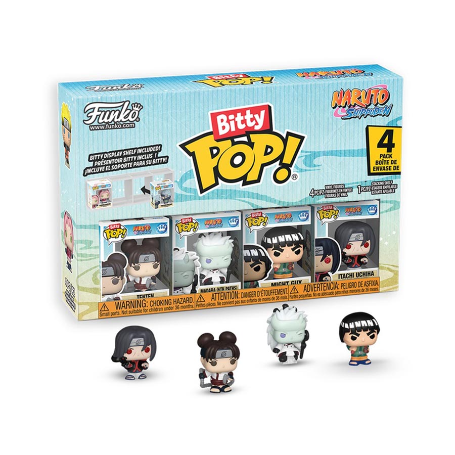 Bitty POP Naruto Shippuden Battles 4-Pack Vinyl Figure