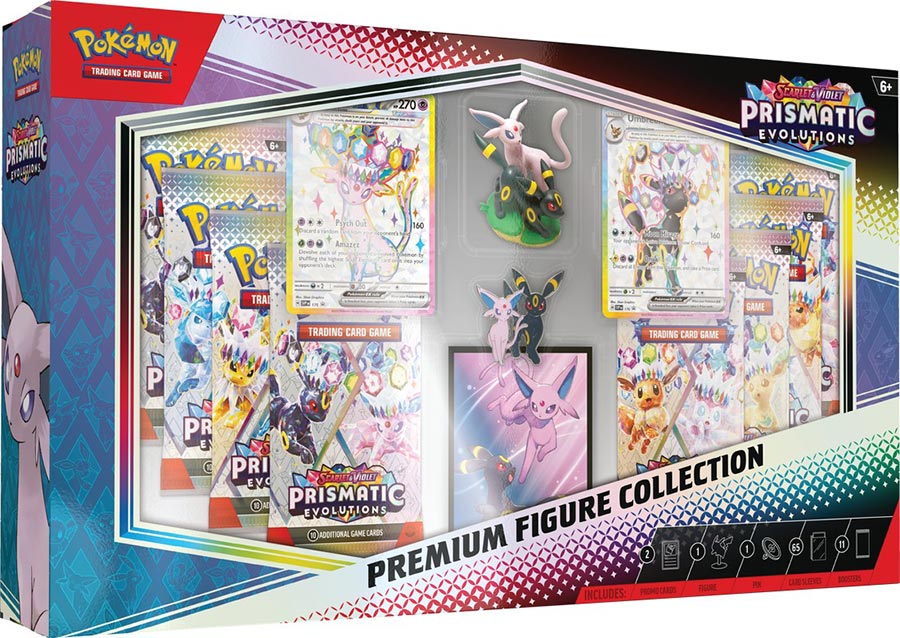 Pokemon Scarlet & Violet Prismatic Evolutions Premium Figure Collection