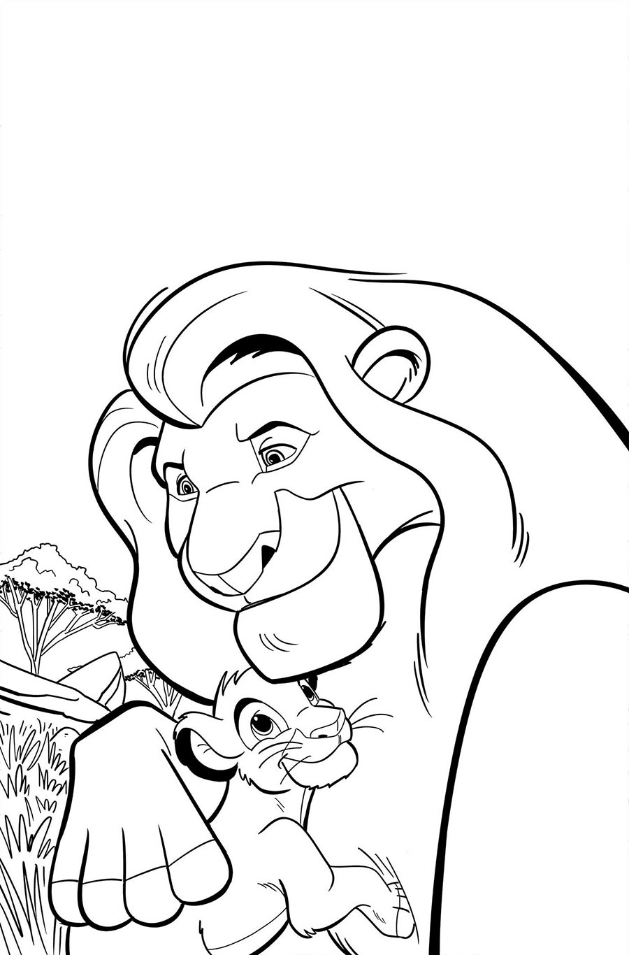 Lion King #2 Cover J Incentive Jacob Edgar Line Art Virgin Cover