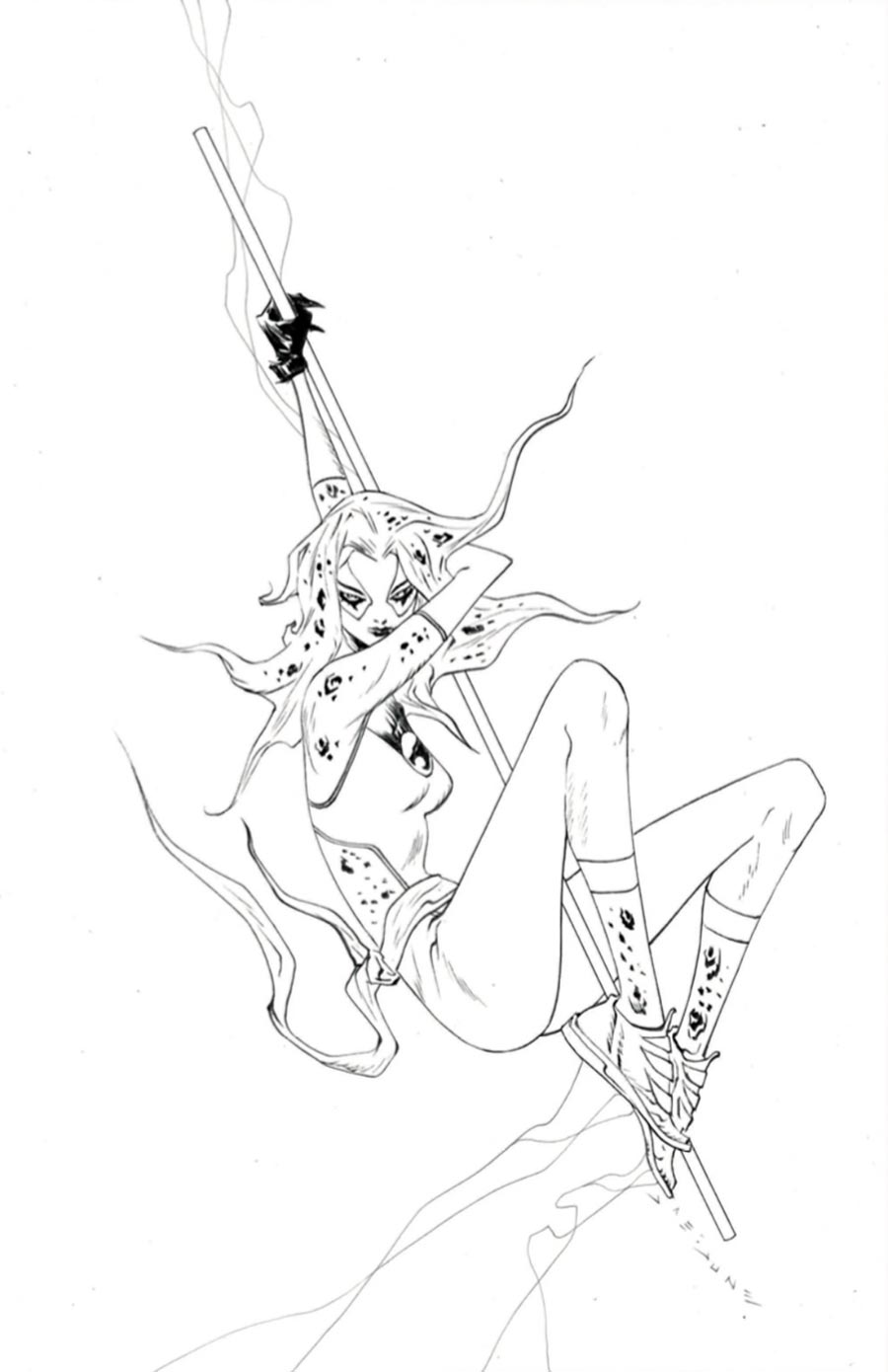 Thundercats Vol 3 #22 Cover N Incentive Jae Lee Line Art Virgin Cover