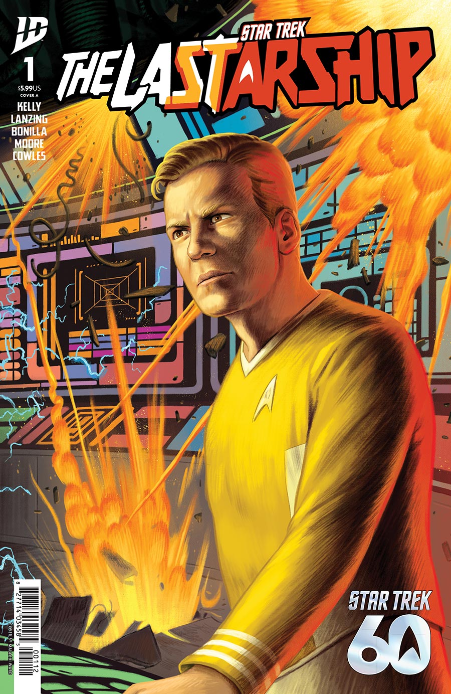 Star Trek The Last Starship #1 Cover H 2nd Ptg Malachi Ward Variant Cover