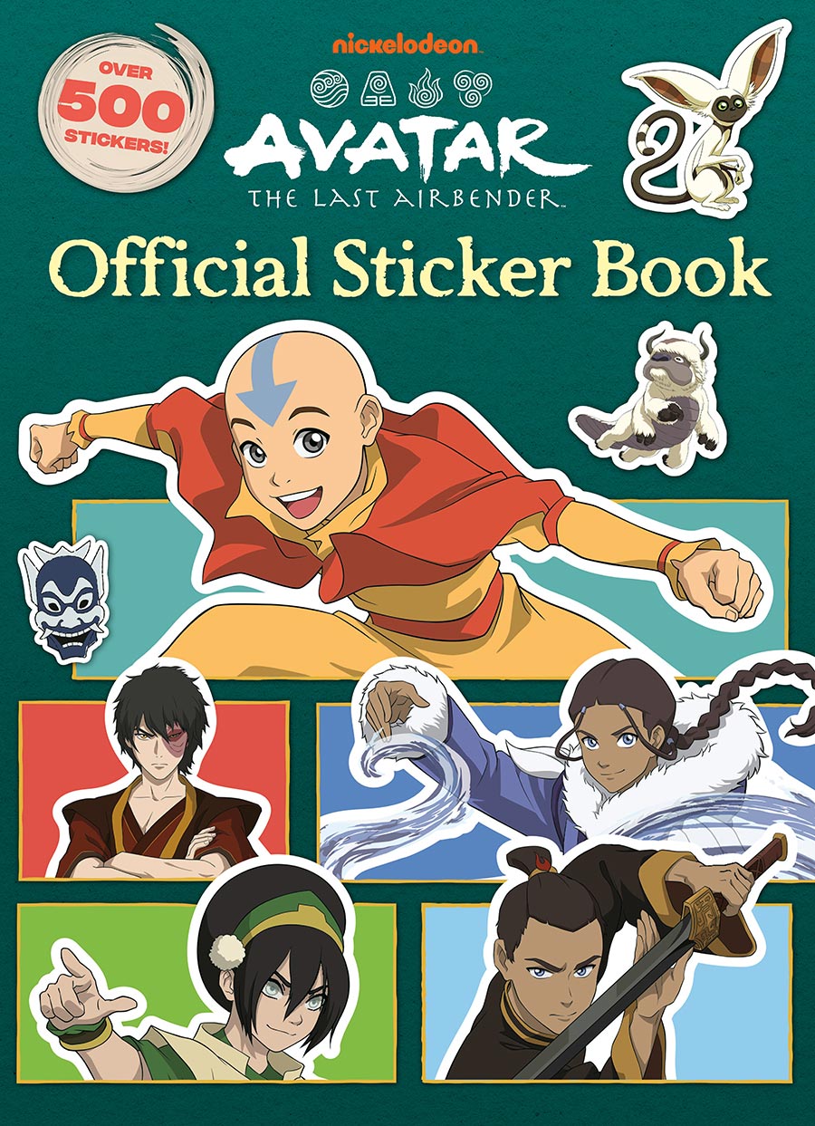 Avatar The Last Airbender Official Sticker Book TP