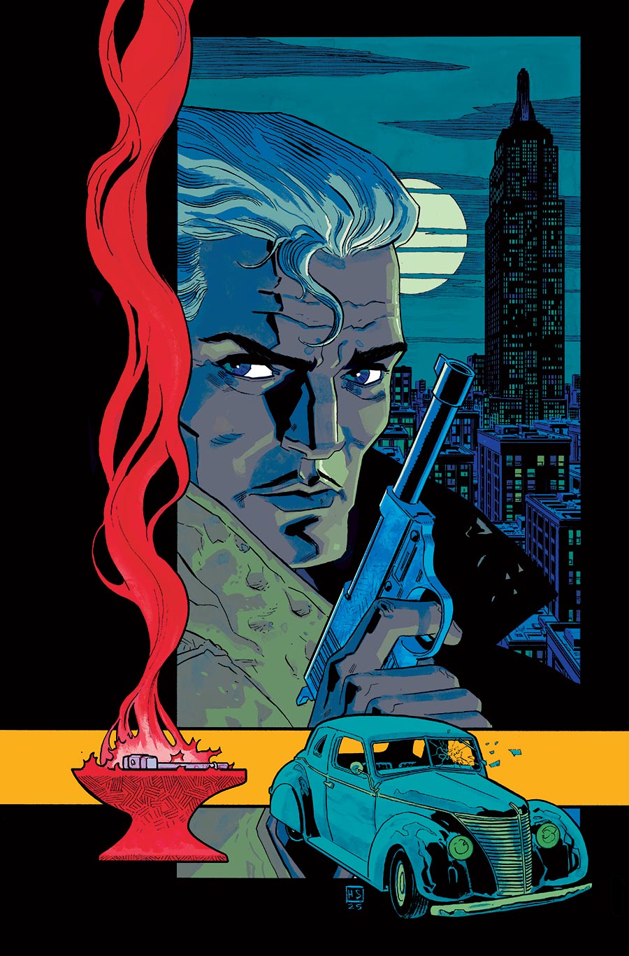 The Peril Of The Brutal Dark An Ezra Cain Mystery #1 Cover C Variant Hayden Sherman Card Stock Cover