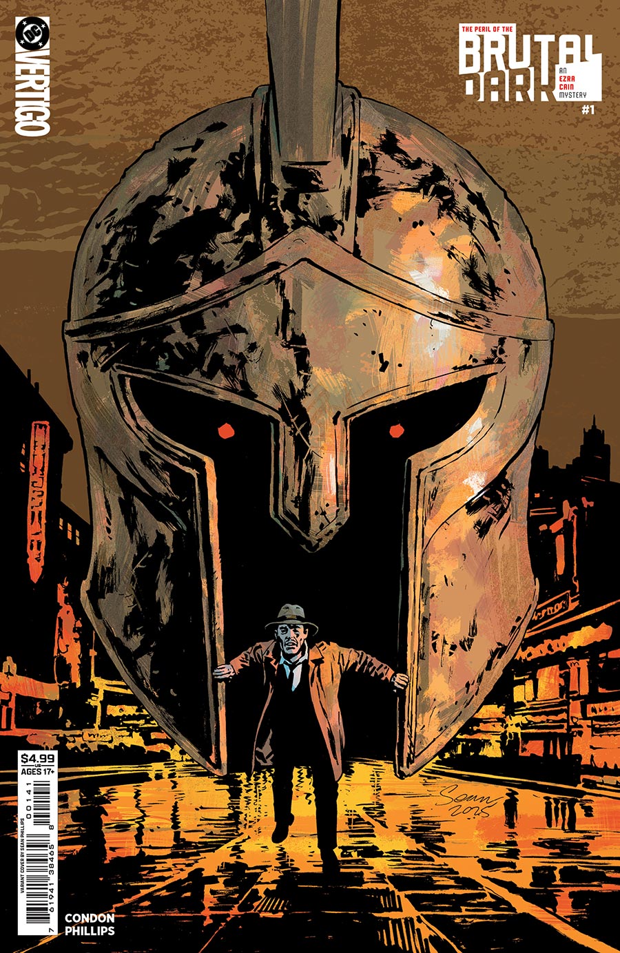 The Peril Of The Brutal Dark An Ezra Cain Mystery #1 Cover D Variant Sean Phillips Card Stock Cover