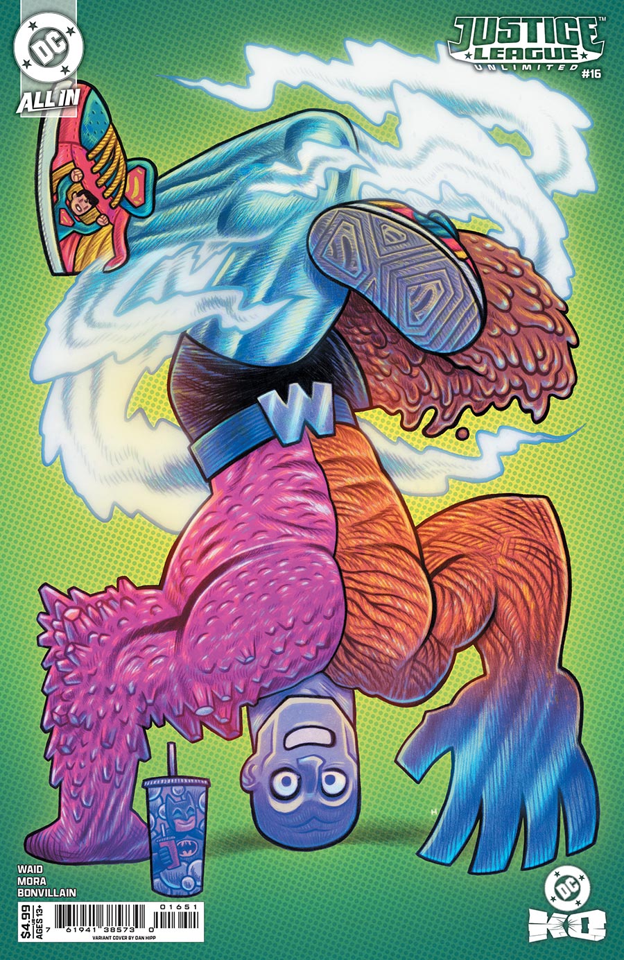 Justice League Unlimited #16 Cover D Variant Dan Hipp Card Stock Cover (DC All In)(DC K.O. Tie-In)