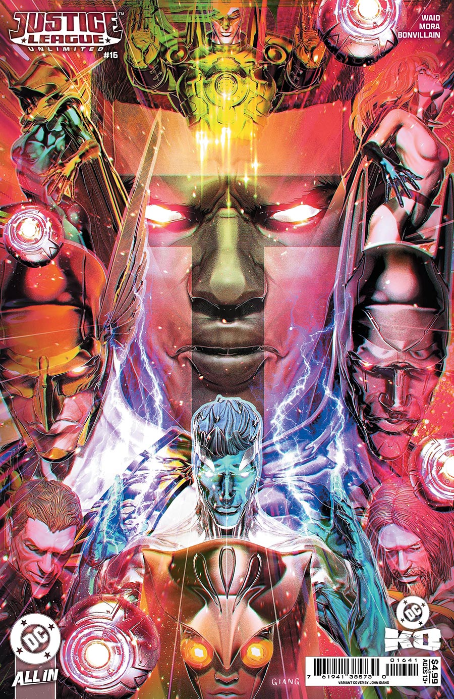 Justice League Unlimited #16 Cover E Variant John Giang Card Stock Cover (DC All In)(DC K.O. Tie-In)