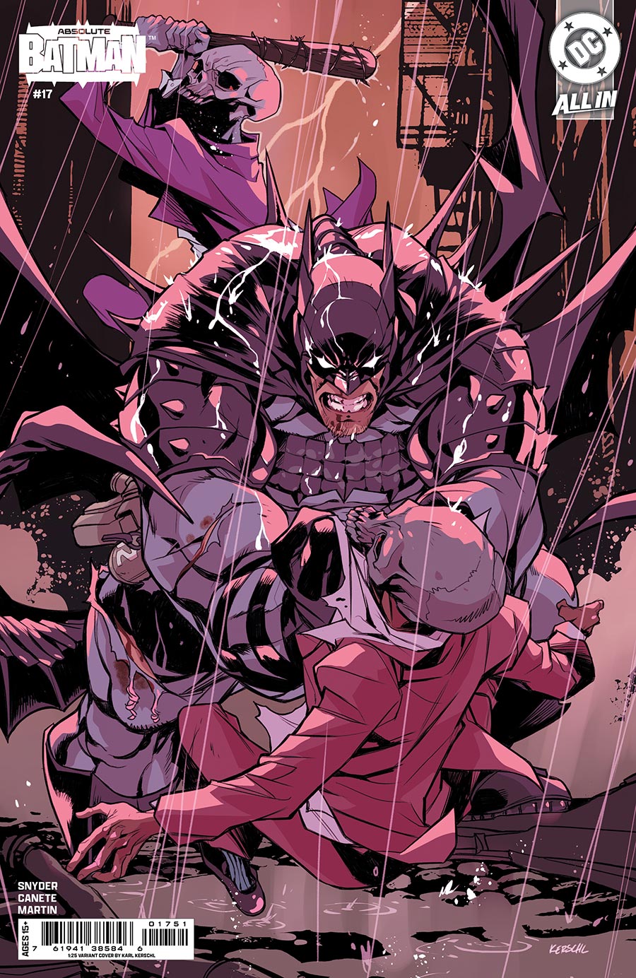 Absolute Batman #17 Cover E Incentive Karl Kerschl Card Stock Variant Cover (DC All In)