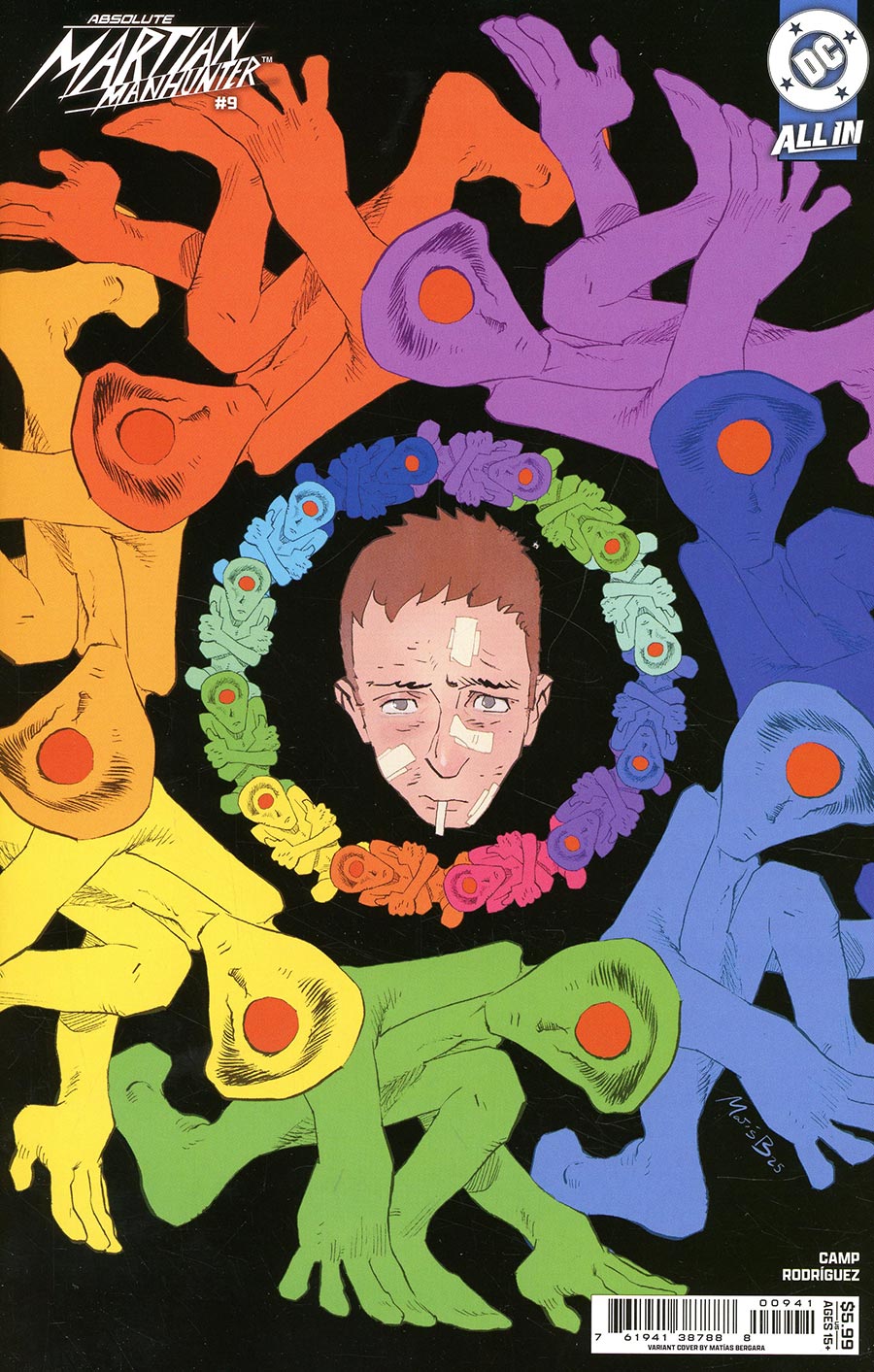 Absolute Martian Manhunter #9 Cover D Variant Matias Bergara Card Stock Cover (DC All In)