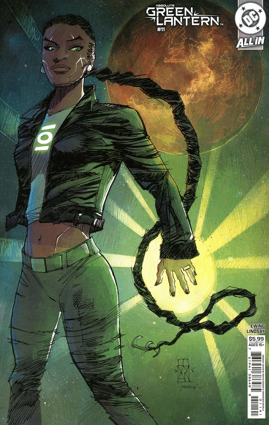 Absolute Green Lantern #11 Cover D Variant Denys Cowan Card Stock Cover (DC All In)