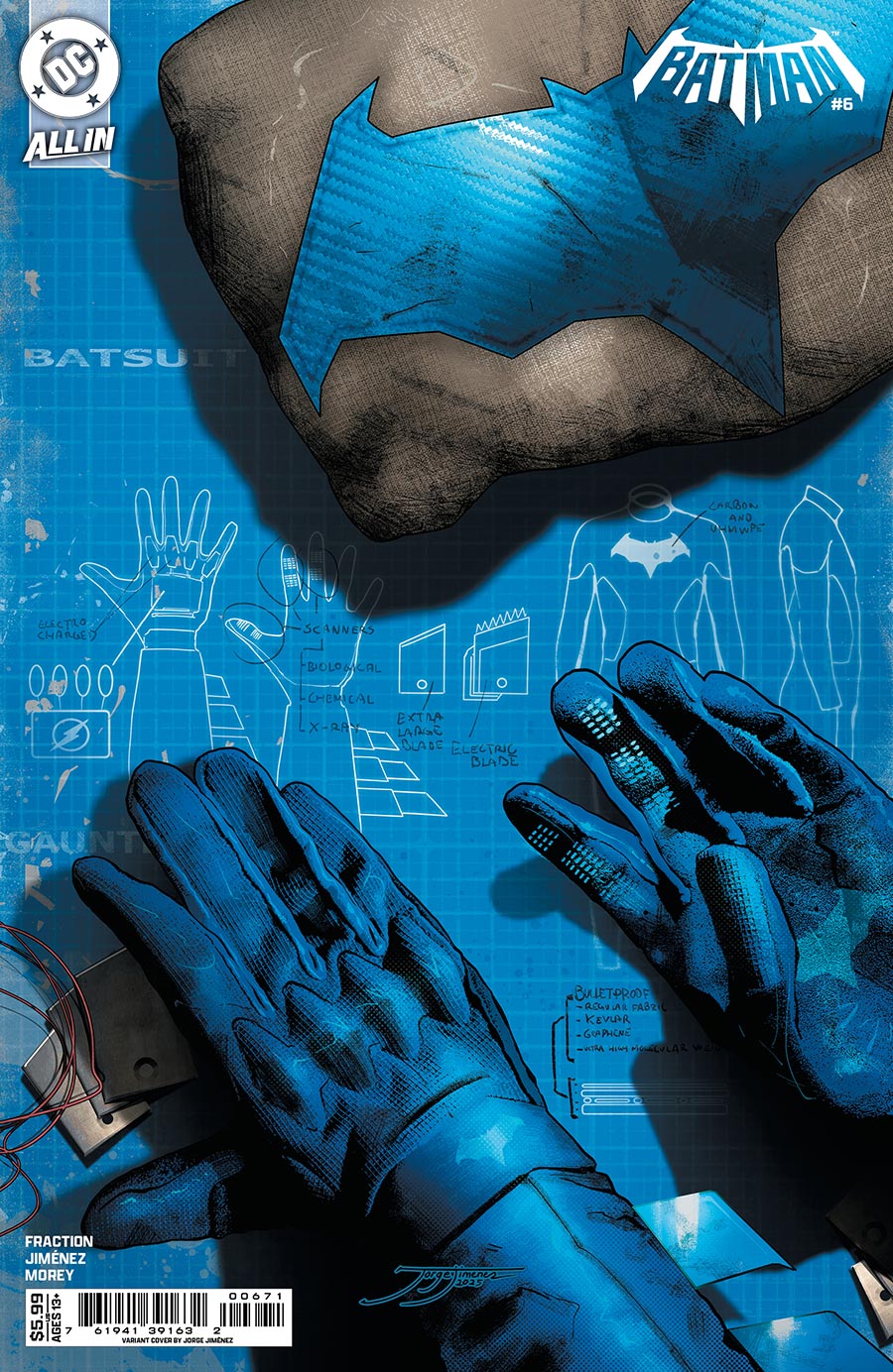 Batman Vol 4 #6 Cover E Variant Jorge Jimenez Bat-Gadget Card Stock Cover (DC All In)