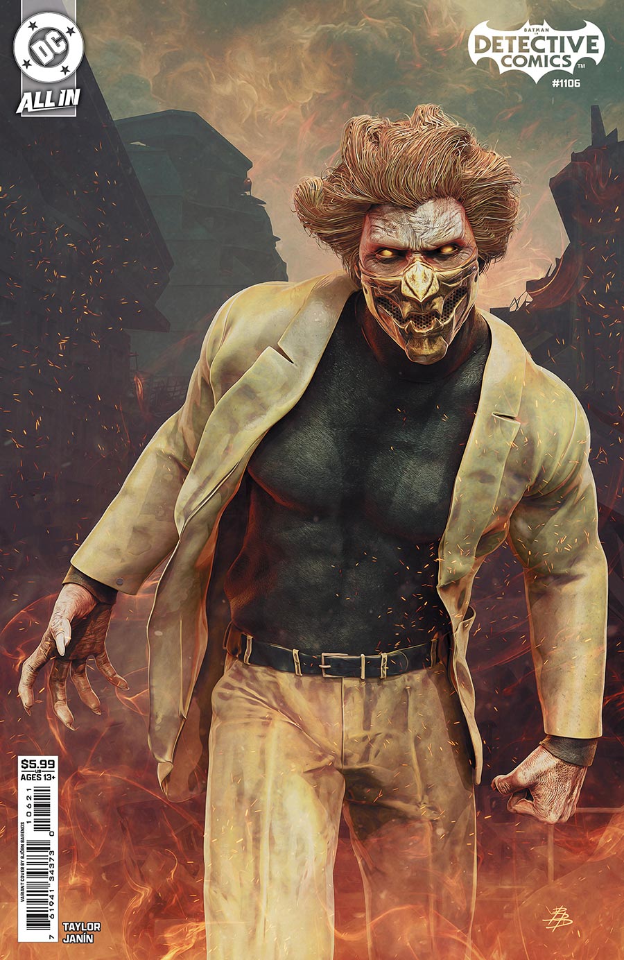 Detective Comics Vol 2 #1106 Cover B Variant Bjorn Barends Card Stock Cover (DC All In)