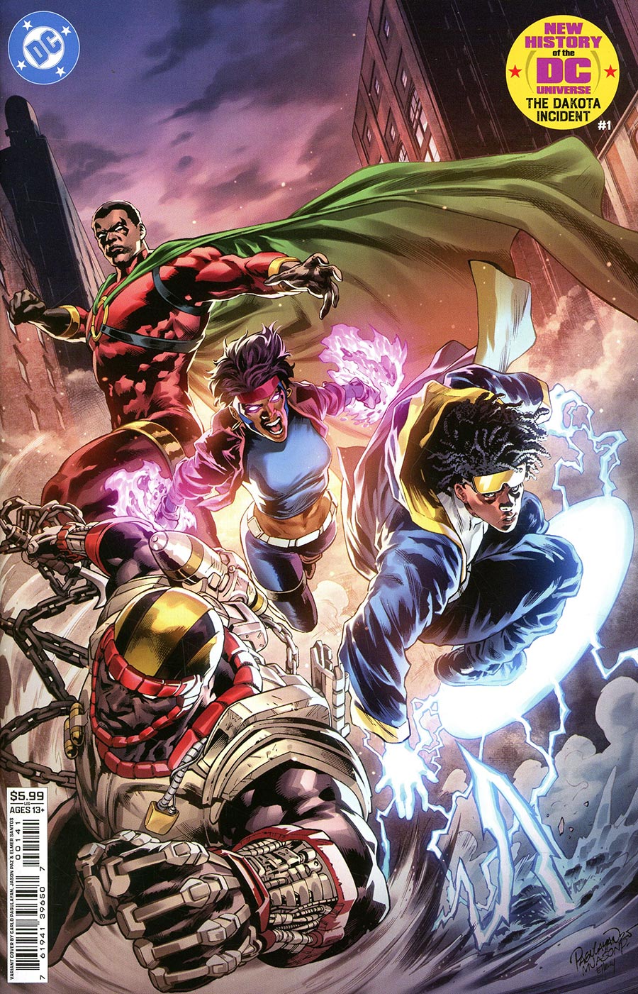 New History Of The DC Universe The Dakota Incident #1 (One Shot) Cover D Variant Carlo Pagulayan Card Stock Cover (DC All In) (Limit 1 Per Customer)