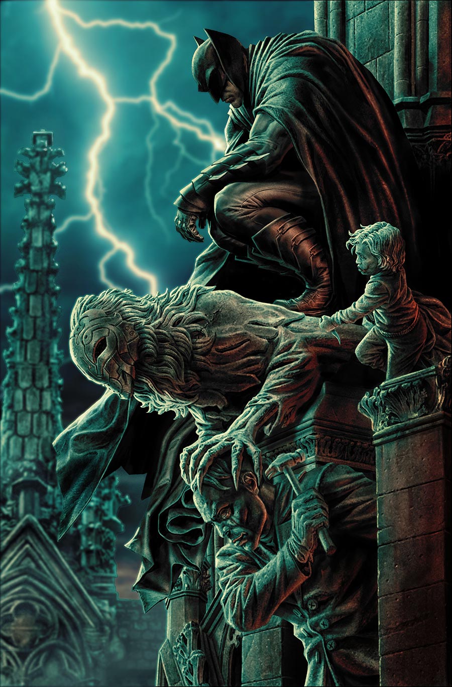Batman Gargoyle Of Gotham #4 Cover B Variant Lee Bermejo Card Stock Cover