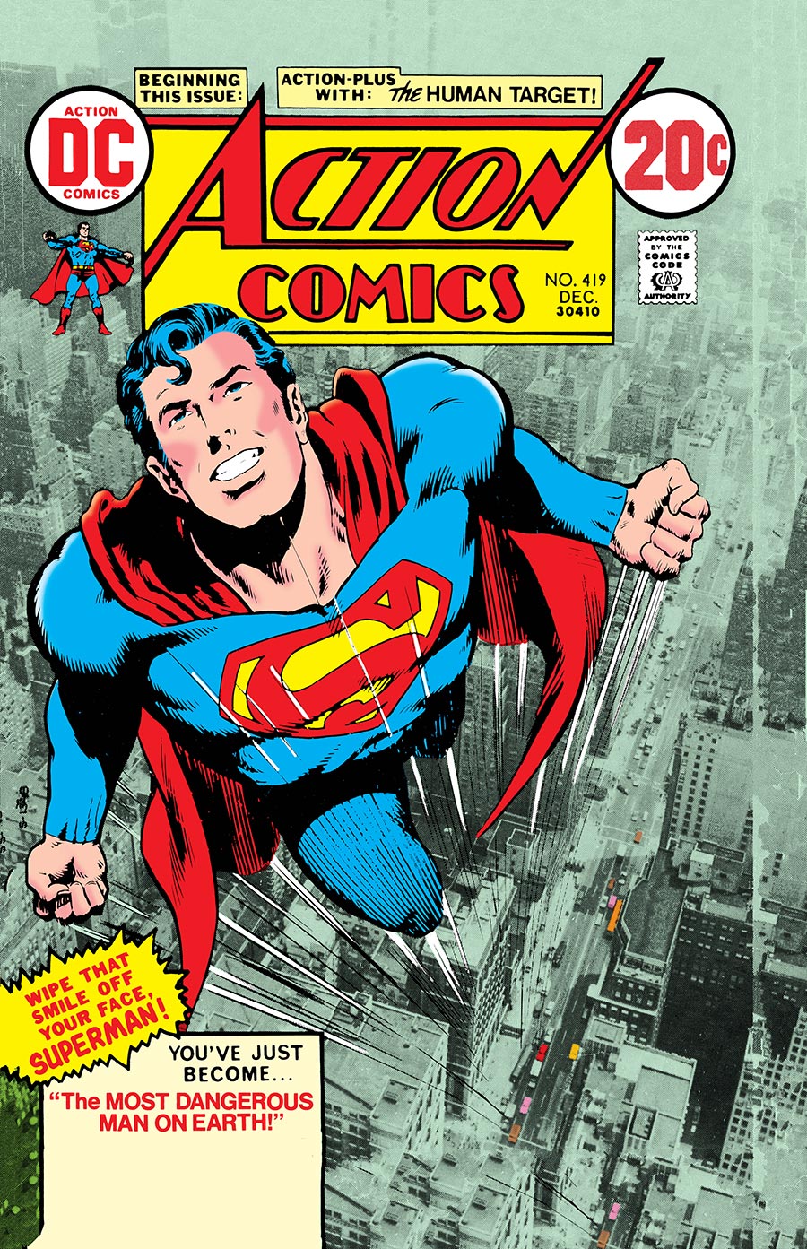 Action Comics #419 Facsimile Edition Cover B Variant Neal Adams Foil Cover
