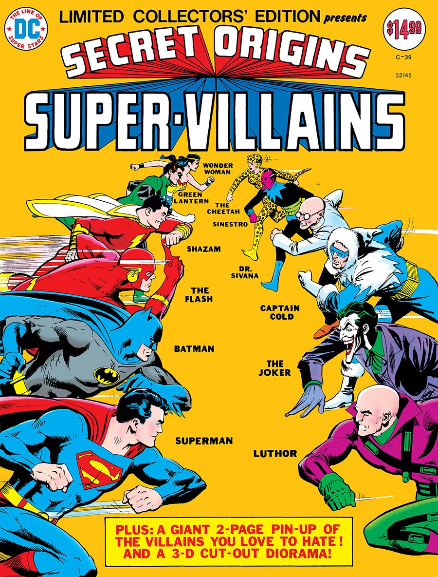 Limited Collectors Edition #39 Secret Origins Super-Villains Facsimile Edition Cover B Variant Dick Giordano Foil Cover