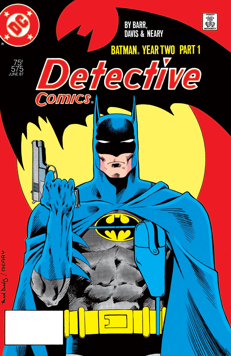 Detective Comics #575 Facsimile Edition Cover B Variant Alan Davis Foil Cover (Batman Year Two Part 1 Of 4)