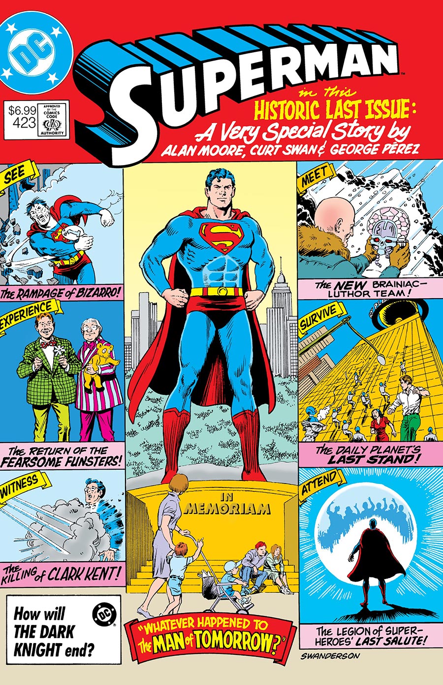 Superman #423 Facsimile Edition Cover B Variant Curt Swan Foil Cover (Whatever Happened To The Man Of Tomorrow Part 1 Of 2)