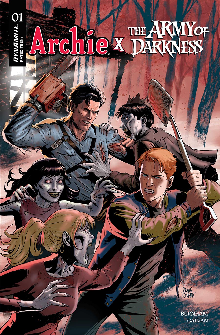 Archie x Army Of Darkness #1 Cover D Variant Craig Cermak Cover