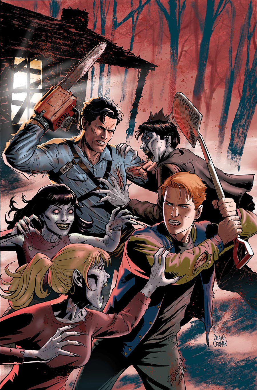 Archie x Army Of Darkness #1 Cover K Incentive Craig Cermak Virgin Cover