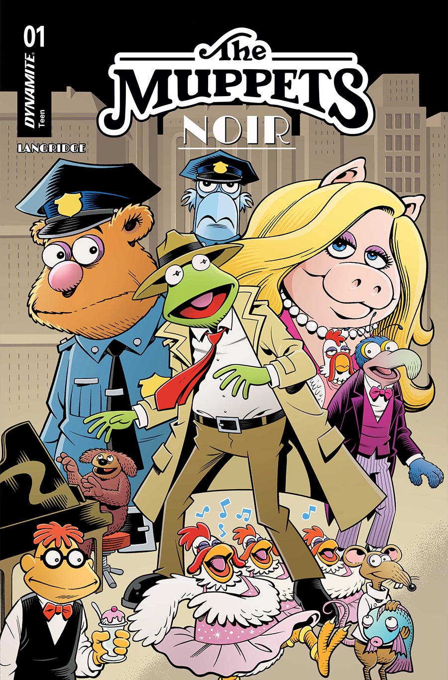 Muppets Noir #1 Cover A Regular Roger Langridge Cover