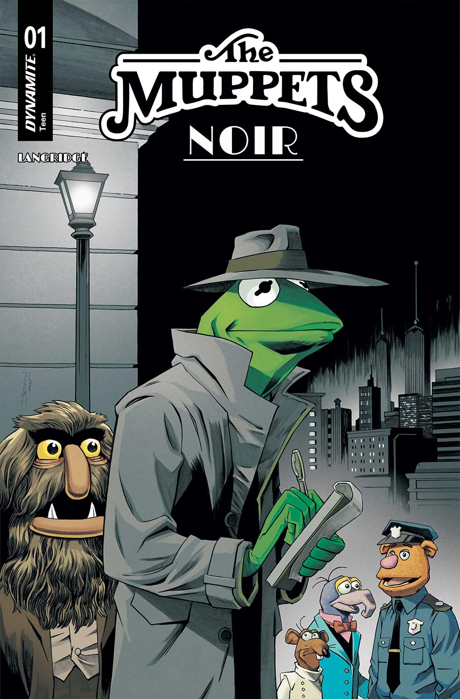 Muppets Noir #1 Cover B Variant Declan Shalvey Cover