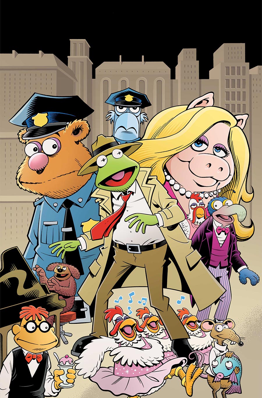 Muppets Noir #1 Cover I Incentive Roger Langridge Virgin Cover