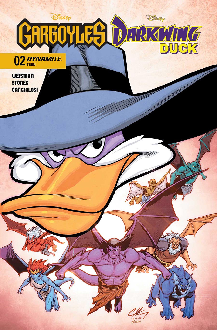 Gargoyles Darkwing Duck #2 Cover C Variant Clayton Henry Cover