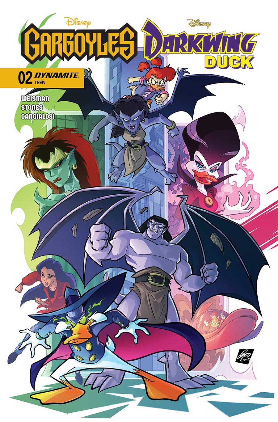 Gargoyles Darkwing Duck #2 Cover D Variant Ciro Cangialosi Cover