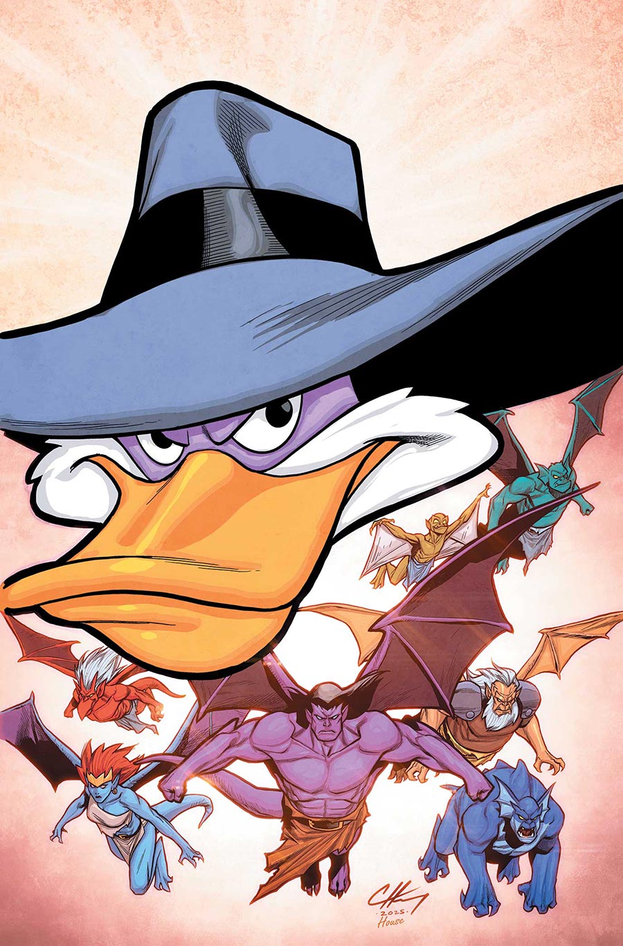 Gargoyles Darkwing Duck #2 Cover F Incentive Clayton Henry Virgin Cover