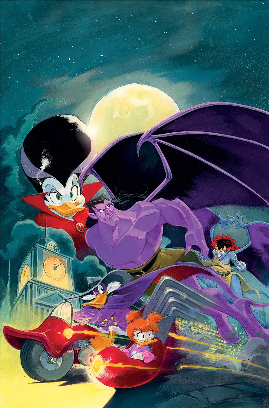 Gargoyles Darkwing Duck #2 Cover H Incentive Ivan Bigarella Virgin Cover