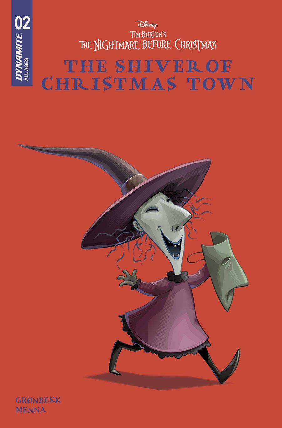 Disney Tim Burtons The Nightmare Before Christmas The Shiver Of Christmas Town #2 Cover D Variant Disney Library Cover