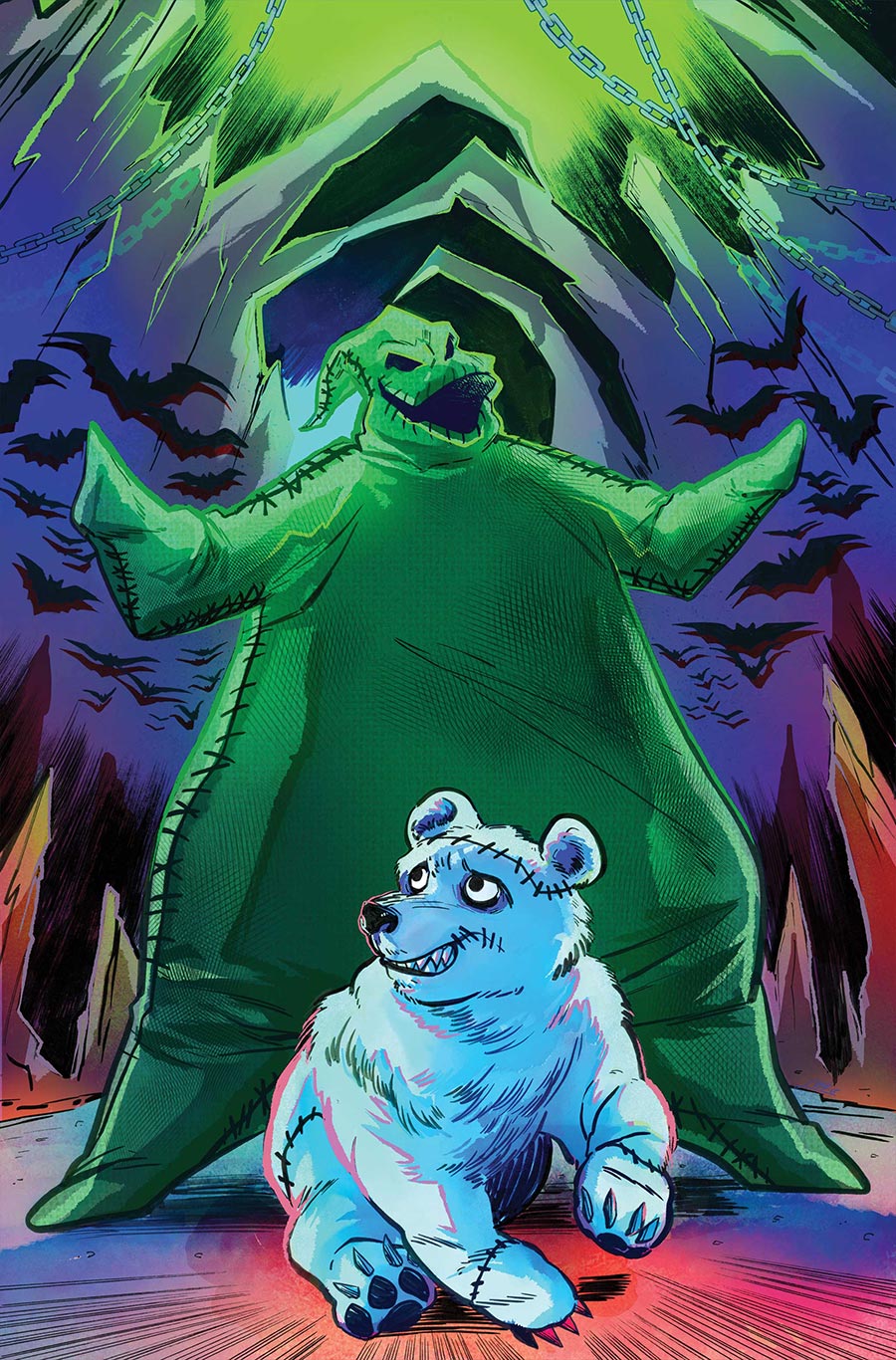 Disney Tim Burtons The Nightmare Before Christmas The Shiver Of Christmas Town #2 Cover H Incentive Soo Lee Virgin Cover