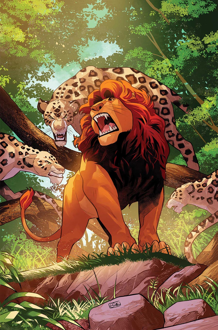 Lion King #4 Cover H Incentive Edwin Galmon Virgin Cover