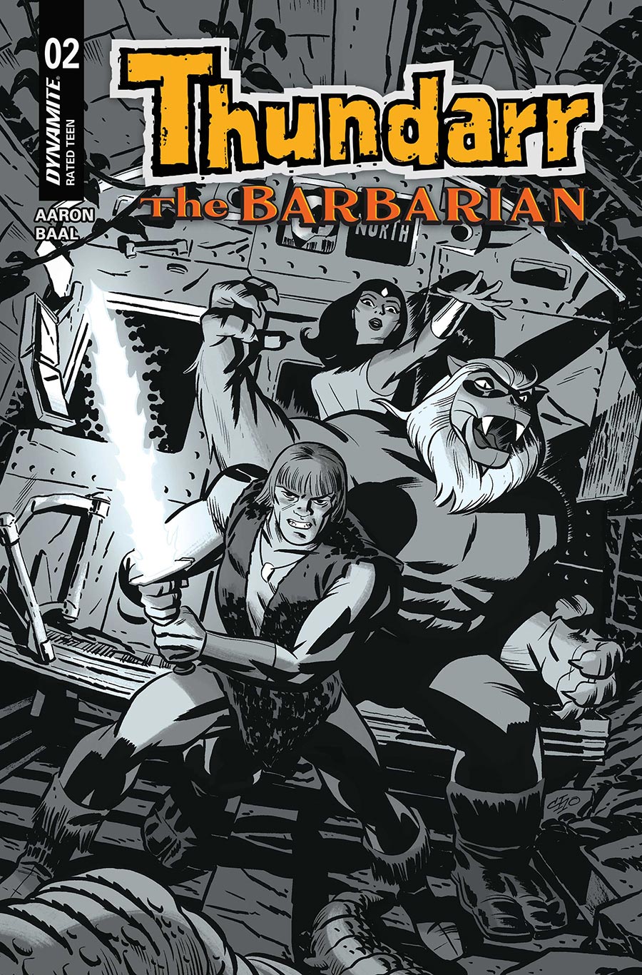 Thundarr The Barbarian #2 Cover F Incentive Michael Cho Line Art Cover