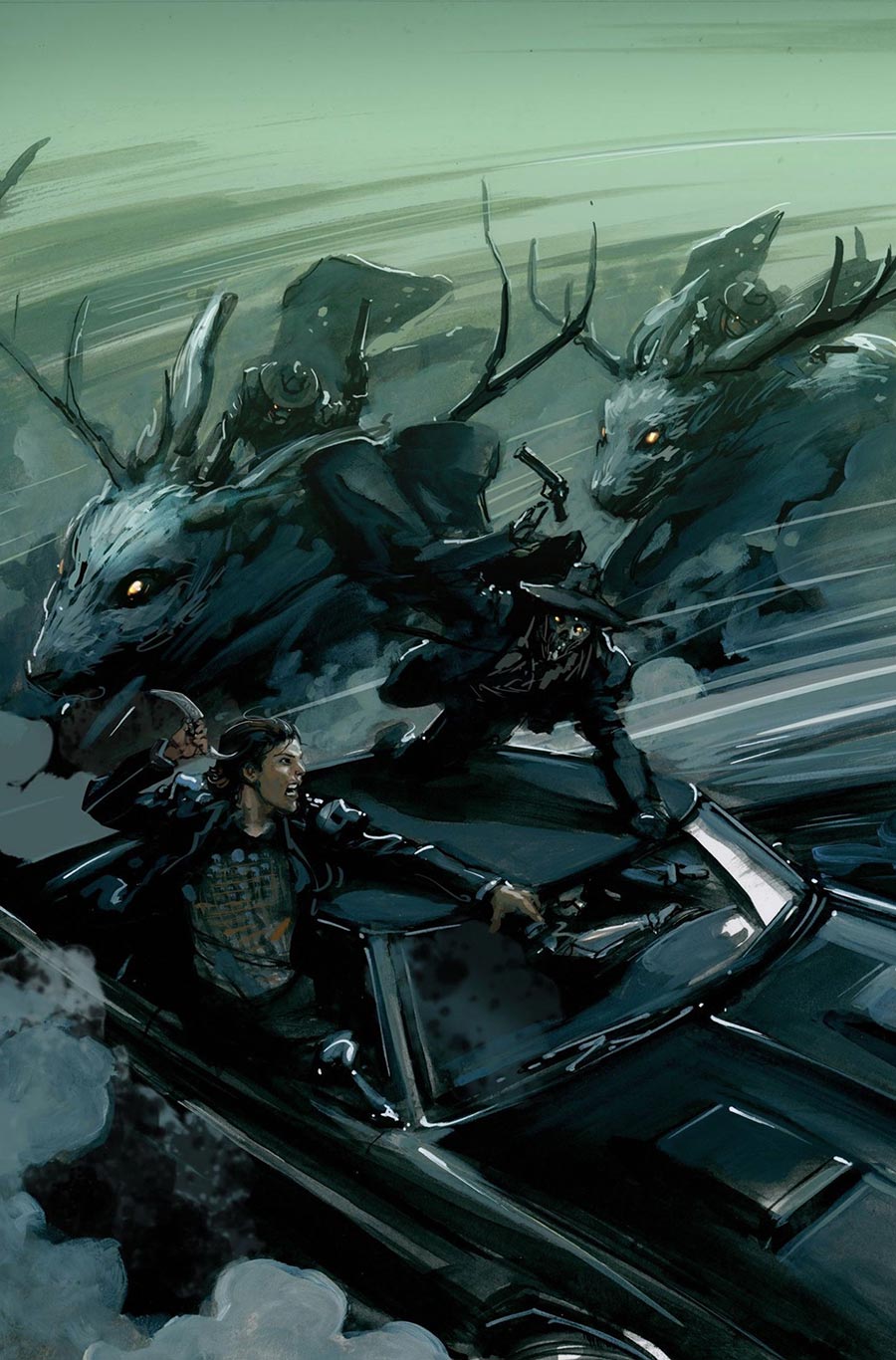 Supernatural Vol 2 #5 Cover I Incentive Clayton Crain Virgin Cover